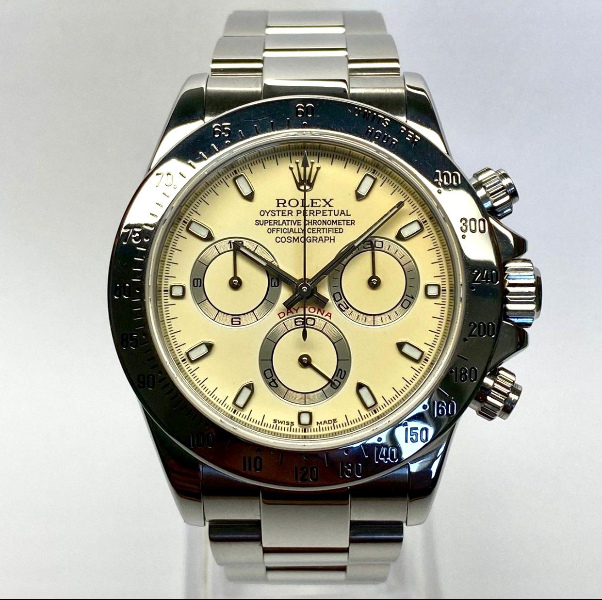 ROLEX 116520 Daytona Serie P Panna 